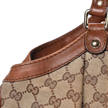 Gucci Monogram Large Sukey Tote Brown 11 of 27