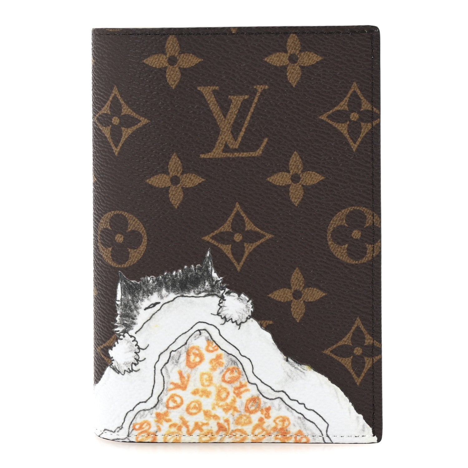 Louis Vuitton Monogram Travels With Grace Coddington Passport Cover 2 of 14