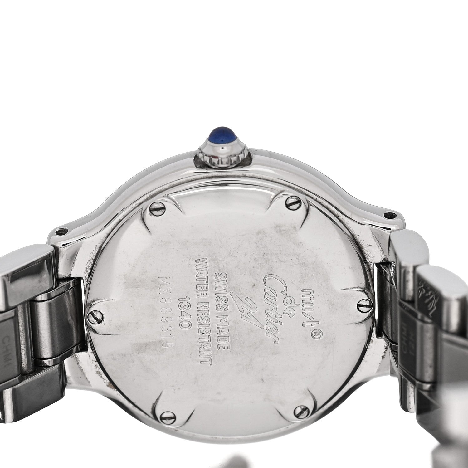 Cartier Stainless Steel 28mm Must De 21 Quartz Watch 4 of 4