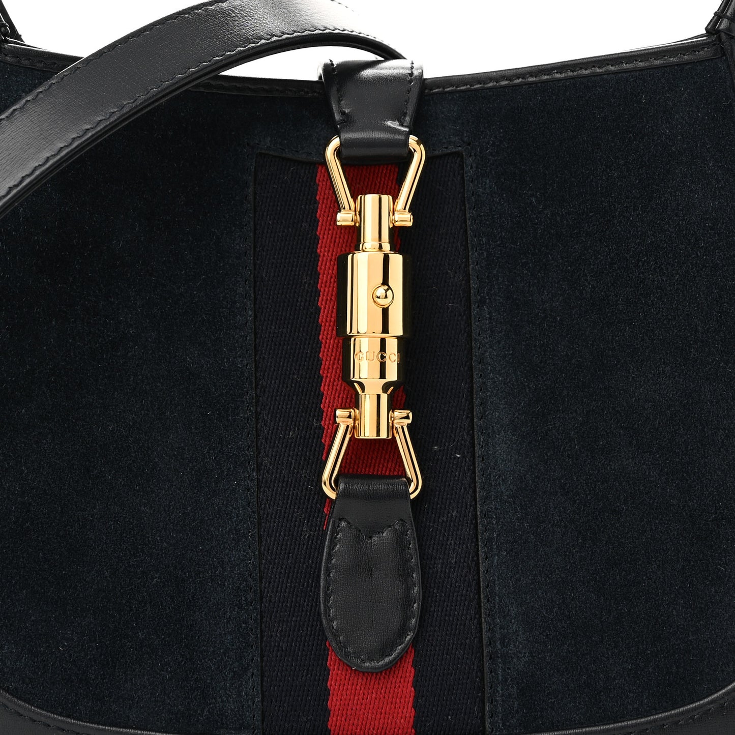 Suede Boarded Dyana Lux Calfskin Suede Small Jackie 1961 Hobo Navy