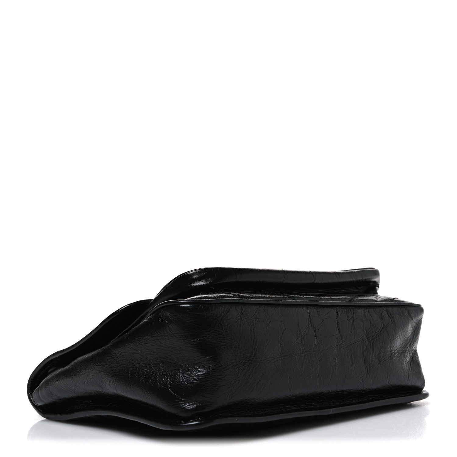 Saint Laurent Crinkled Calfskin Matelasse Monogram Medium Niki Chain Satchel Black 4 of 10