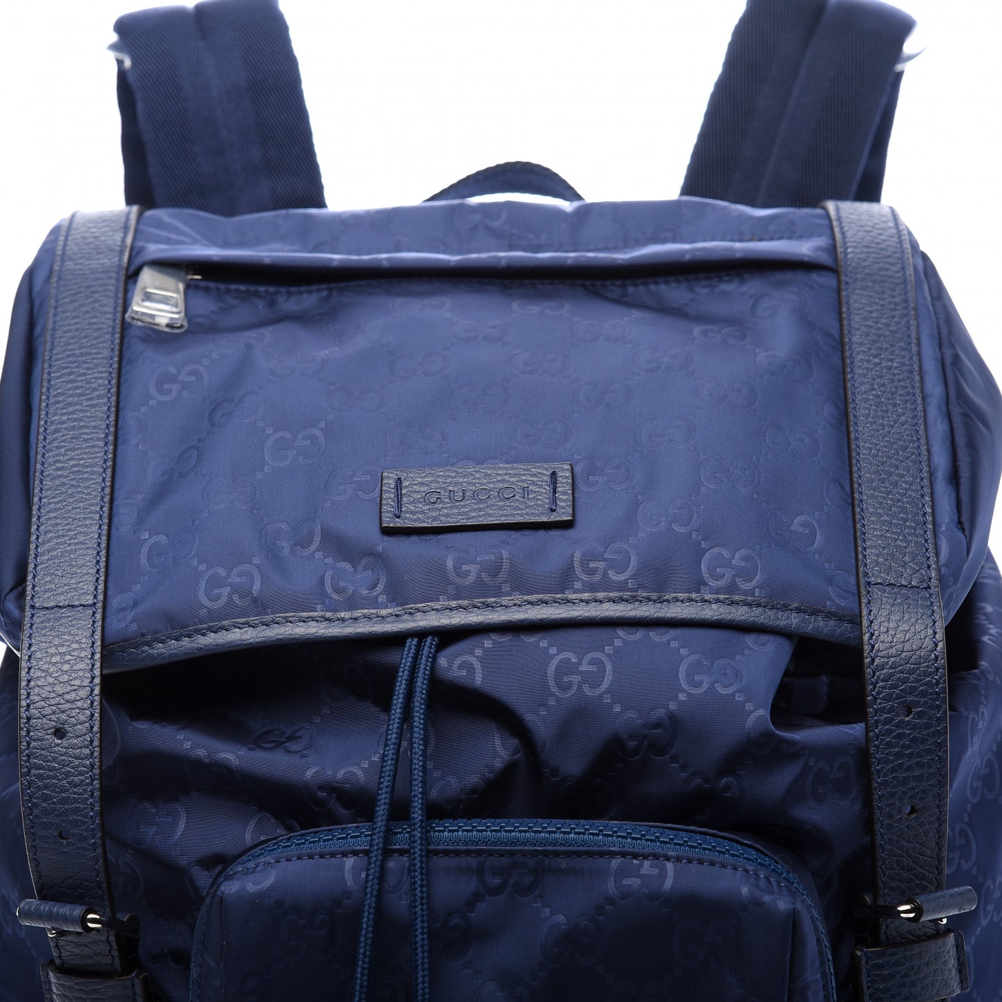 Nylon Monogram Medium Light Double Buckle Backpack Tide