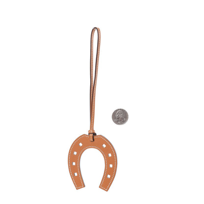 Hermes Swift Paddock Horseshoe Bag Charm Gold 2 of 3