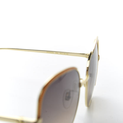Gucci Acetate Oversize Square Frame GG0400S Sunglasses Gold 6 of 8