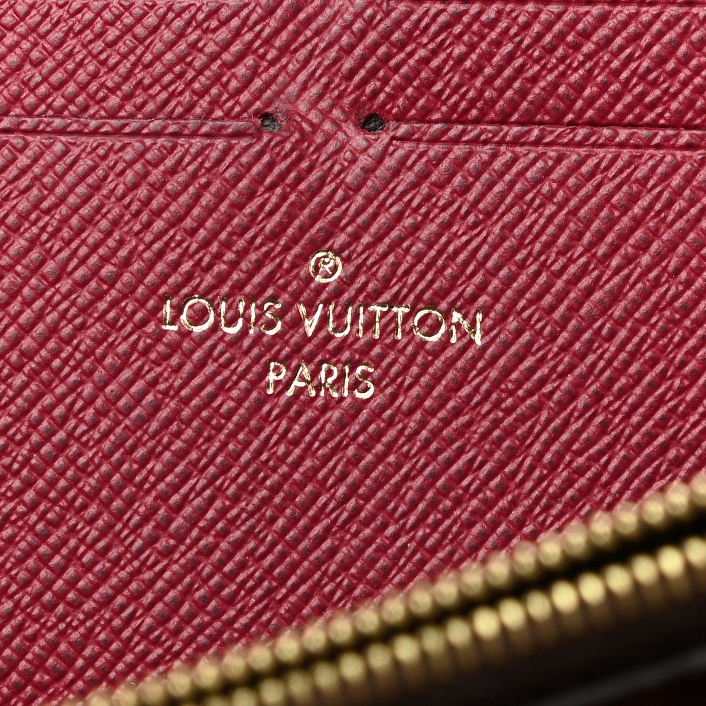 Monogram Clemence Wallet Fuchsia