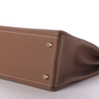 Hermes Togo Kelly Retourne 32 Gold 8 of 11