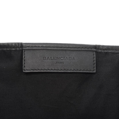 Balenciaga Matte Veau Lisse Perforated S Navy Cabas Black 7 of 11