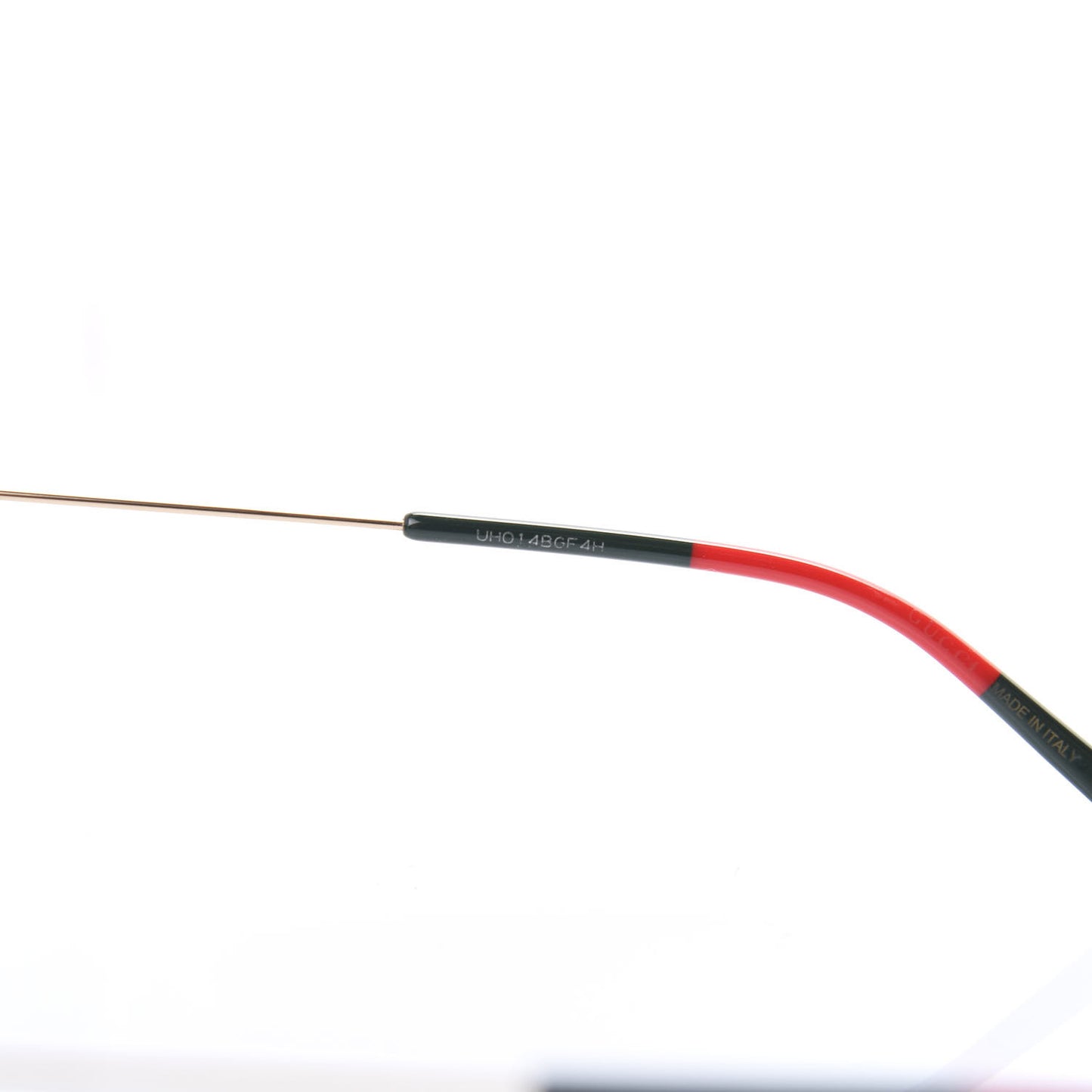 Rectangular Frame Interlocking G Sunglasses GG0394S Green Red