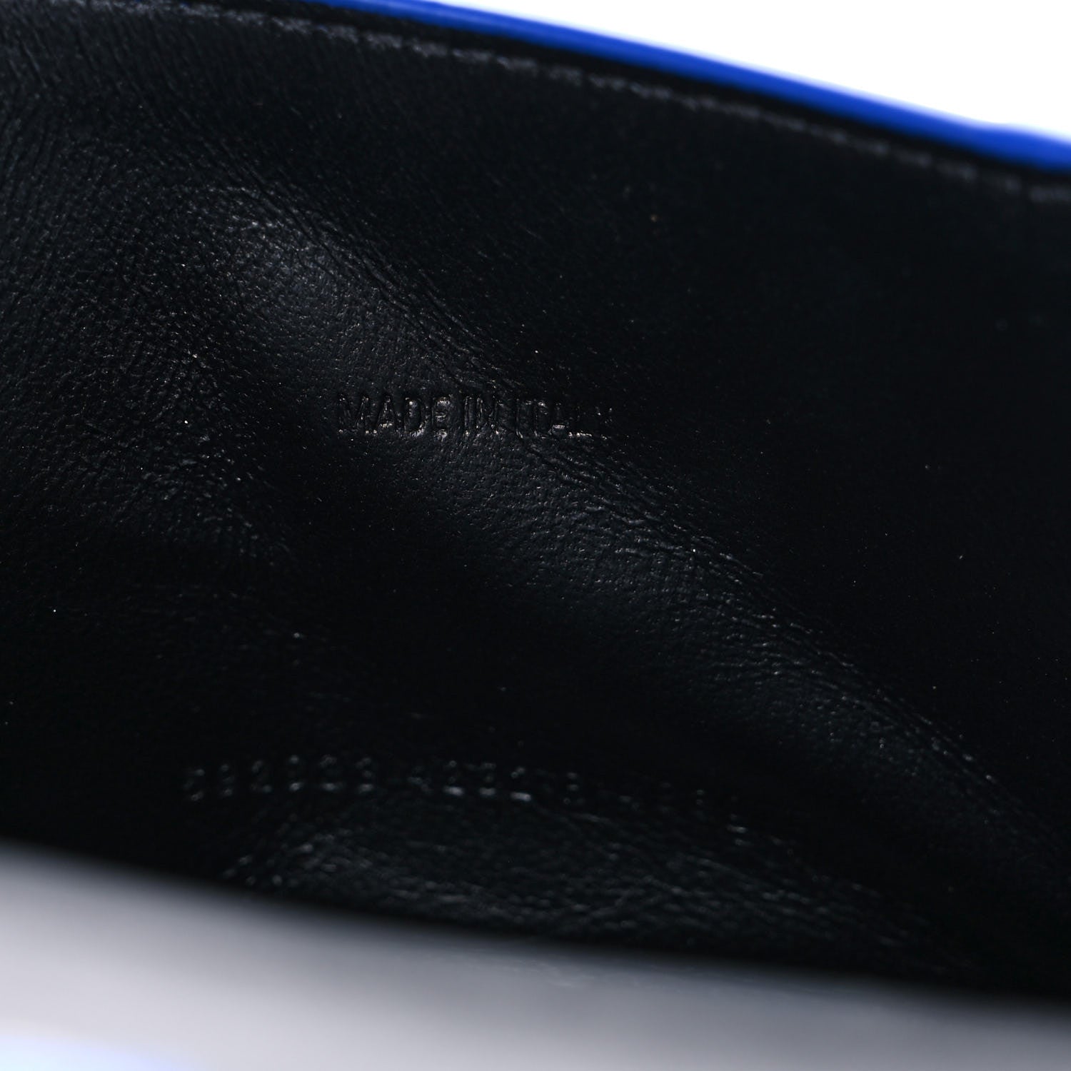 Balenciaga Metallic Shiny Calfskin Crocodile Embossed Hourglass Top Handle Bag XS Royal Blue 7 of 14