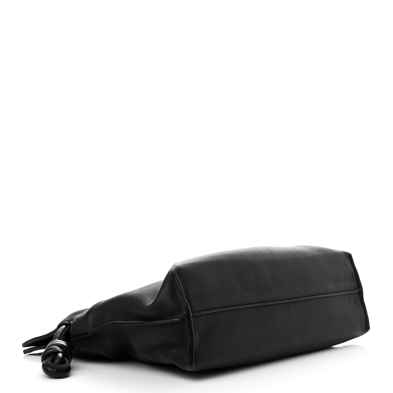 Loewe Calfskin Mini Flamenco Knot Clutch Black 4 of 11
