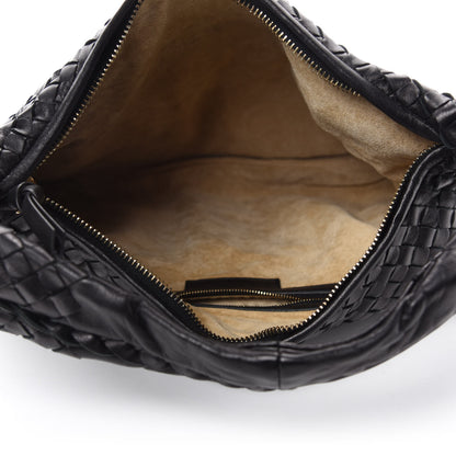 Bottega Veneta Nappa Intrecciato Medium Veneta Hobo Black 6 of 10