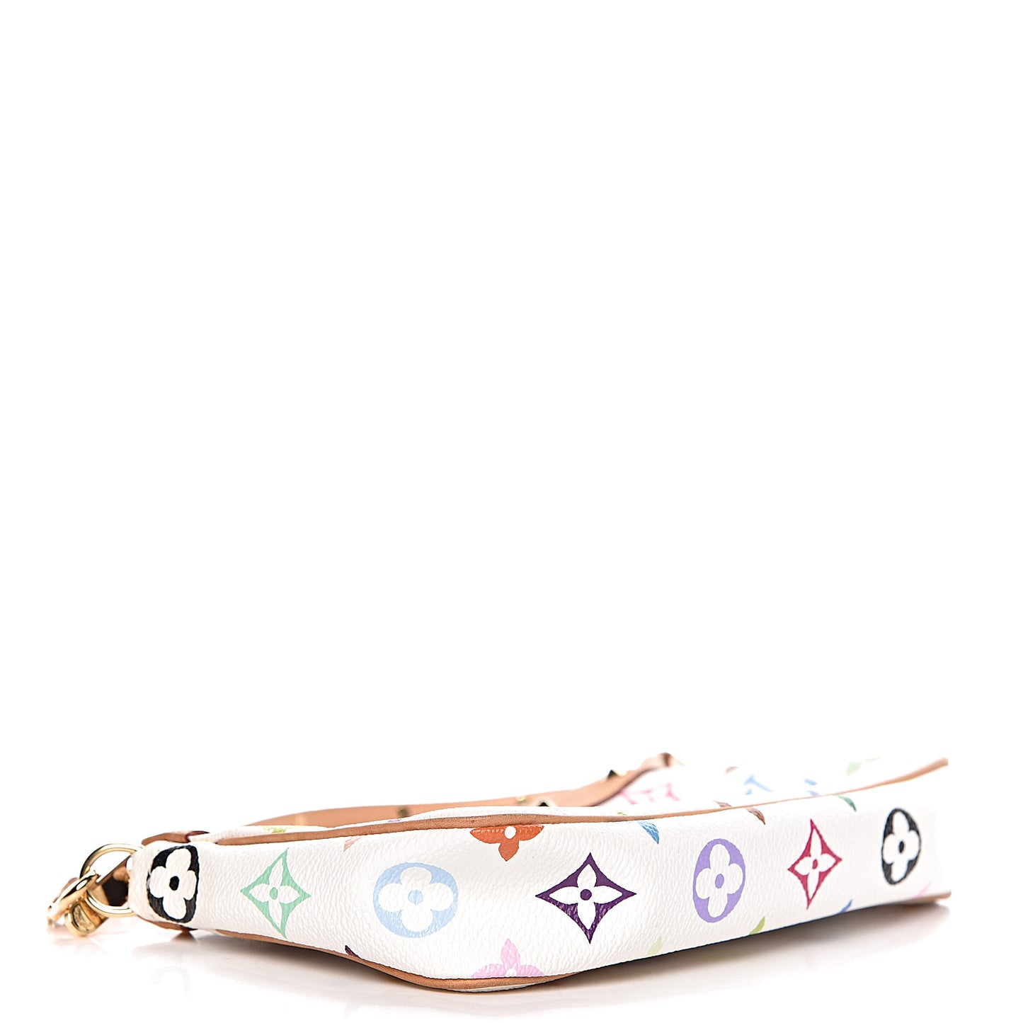 Monogram Multicolor Pochette Accessories White