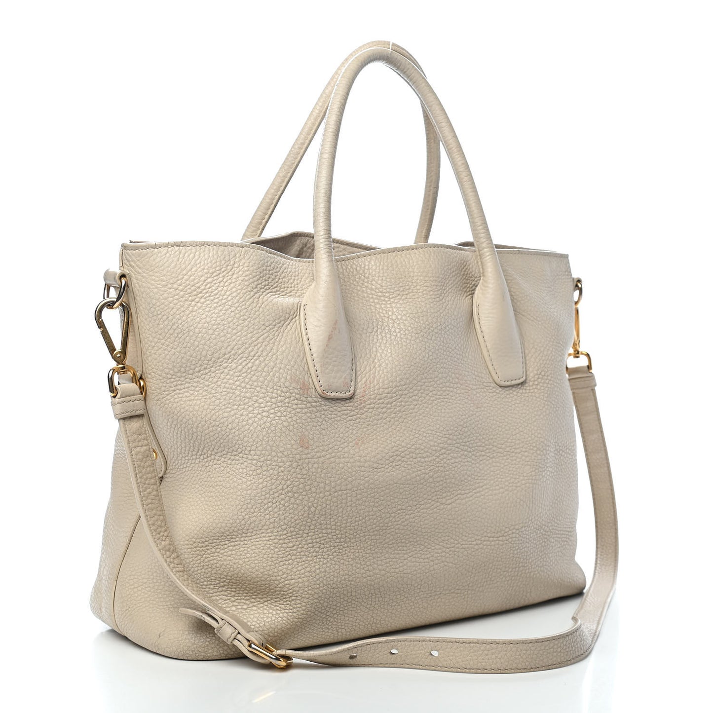 Vitello Daino Shopping Tote Sabbia