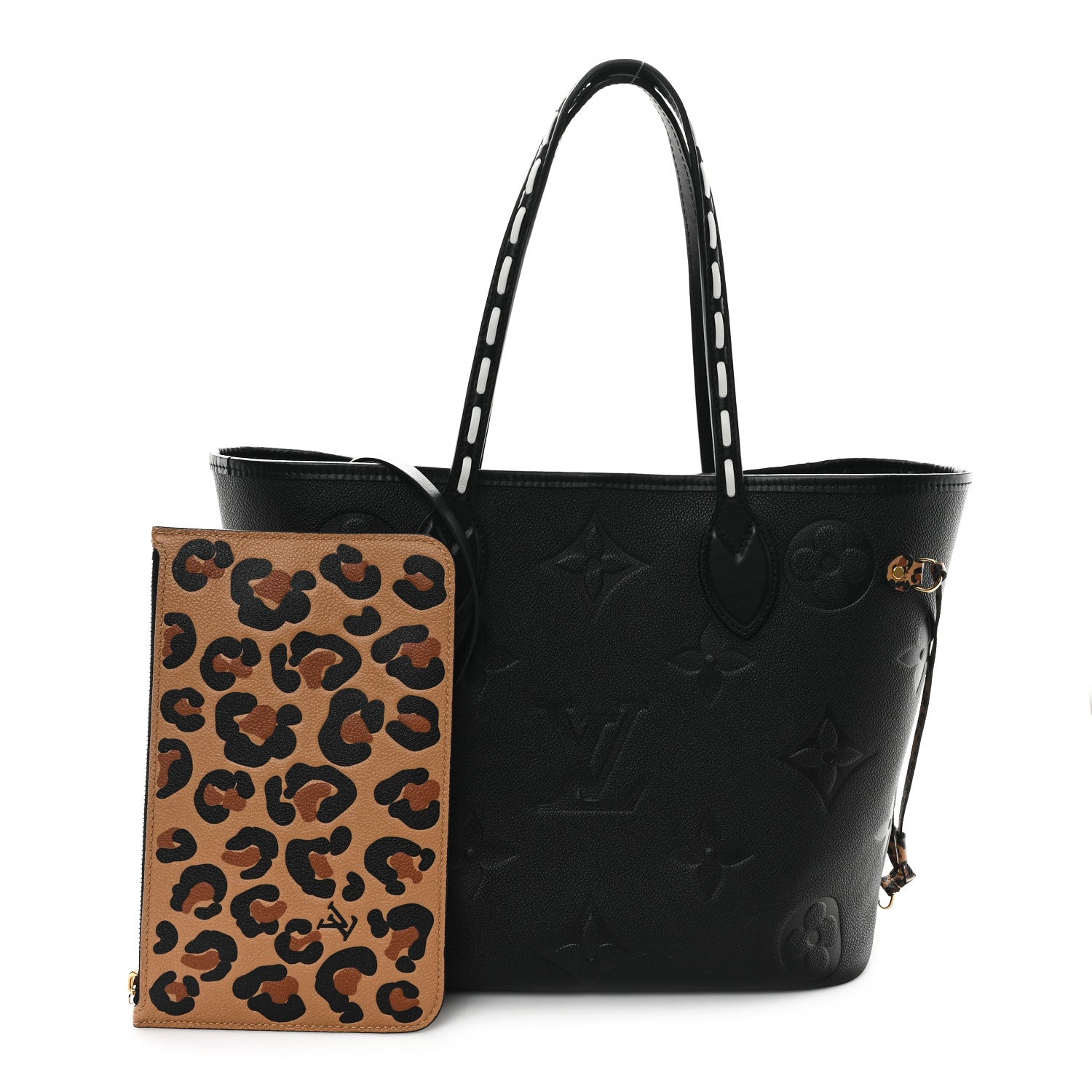 Louis Vuitton Empreinte Monogram Giant Wild at Heart Neverfull MM Black 3 of 11