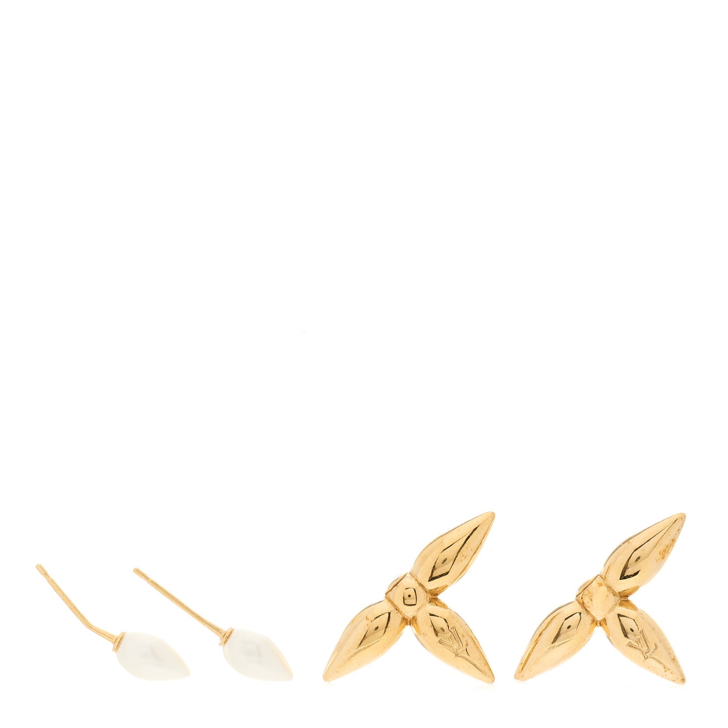 Pearl Louisette Earrings Gold