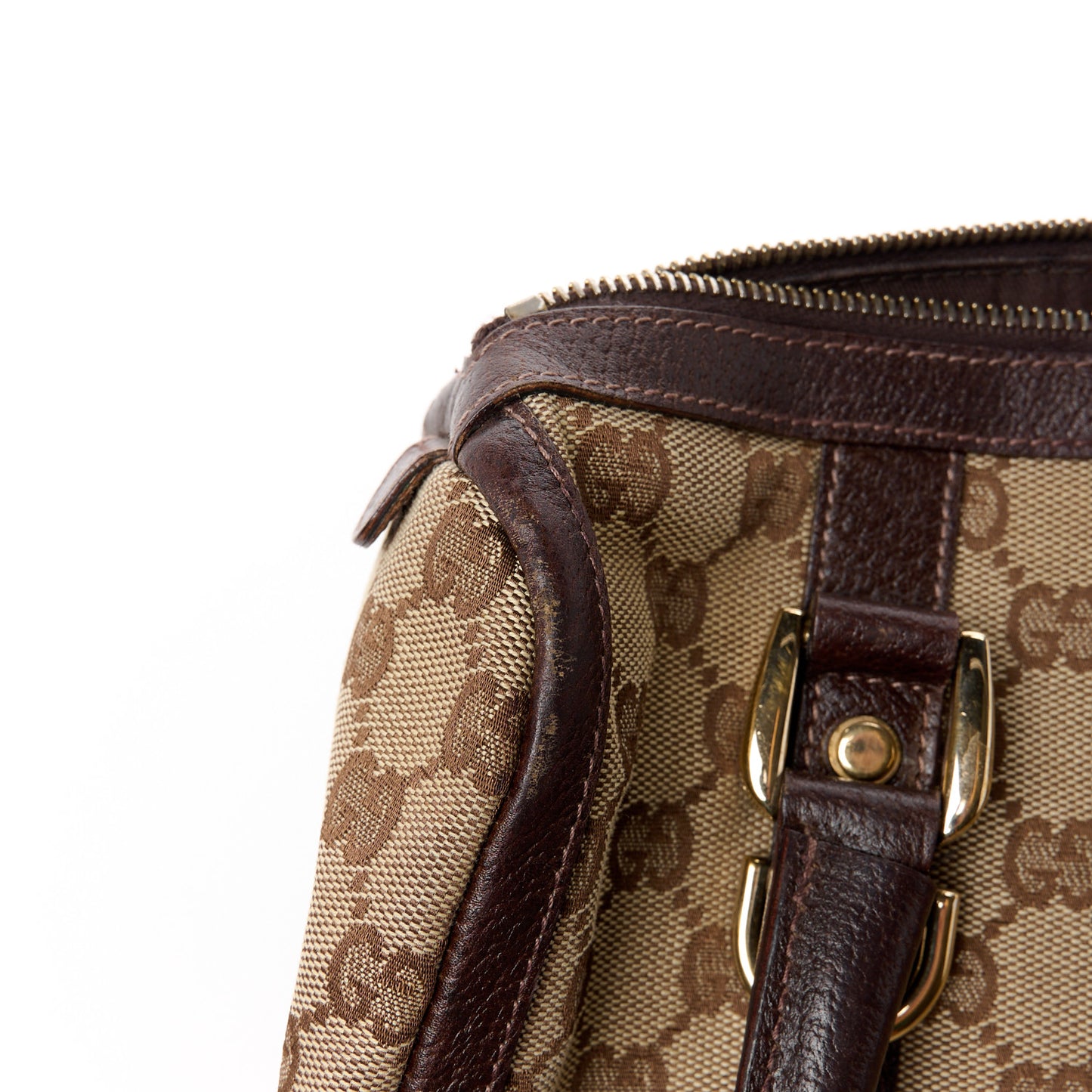 Monogram Small Abbey Boston Dark Brown