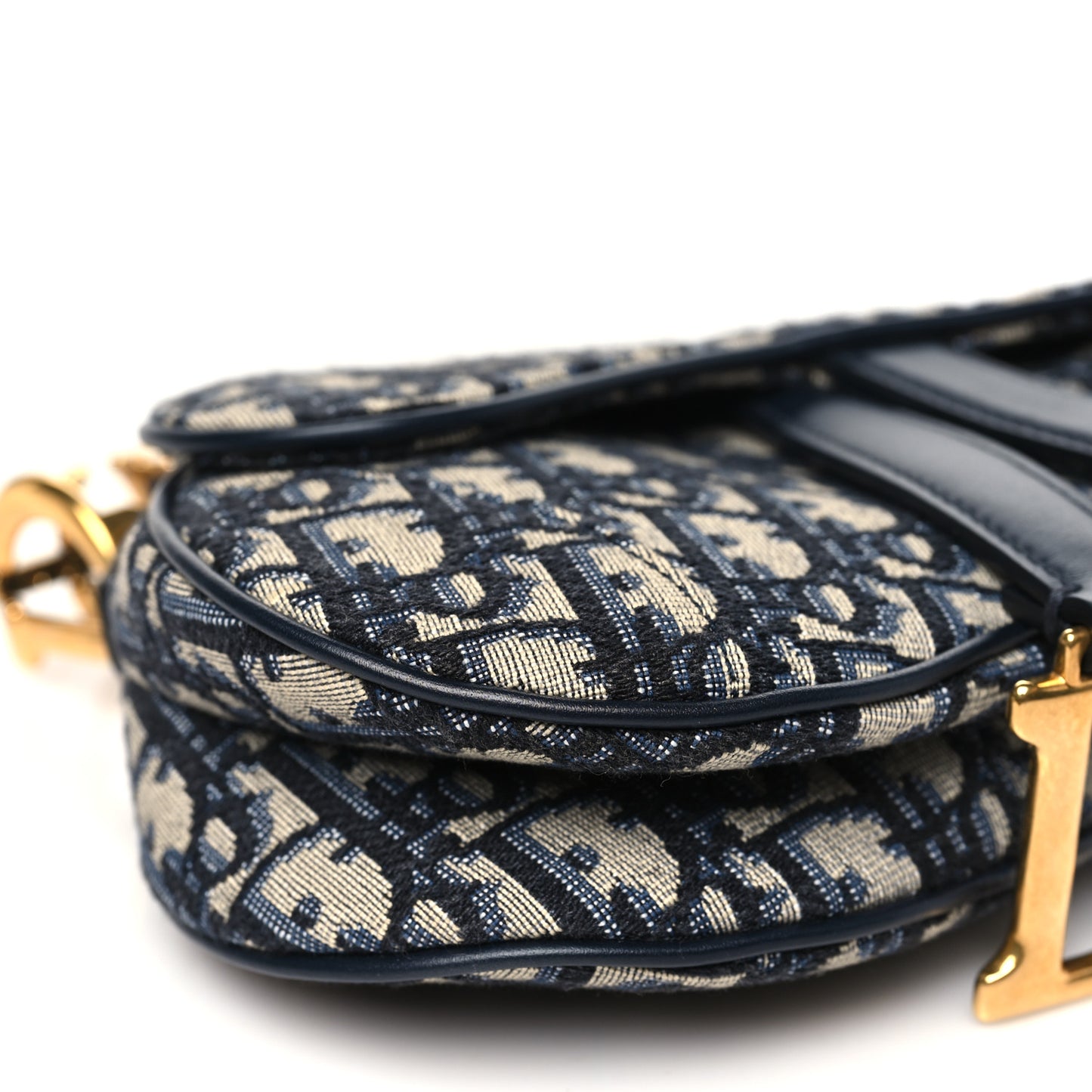 Oblique Mini Saddle Bag Blue