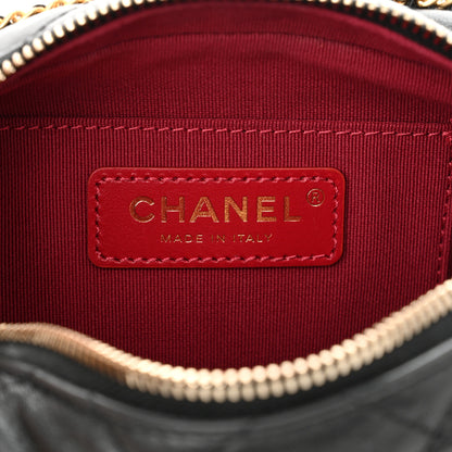 Chanel Lambskin Quilted Chain CC Mini Camera Case Black 6 of 11