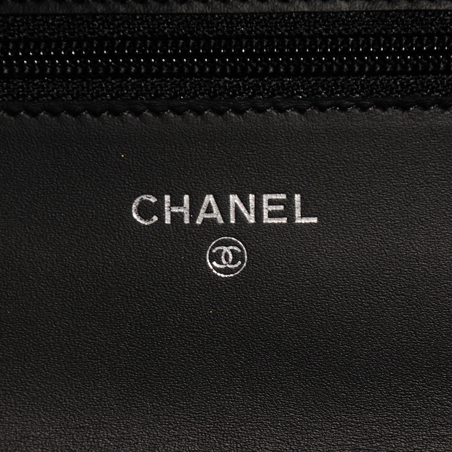Chanel Caviar Timeless CC Wallet on Chain WOC Black 7 of 9