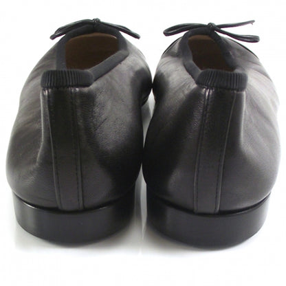 Chanel Patent Leather Tip Ballerina Flats 35.5 Black 4 of 10