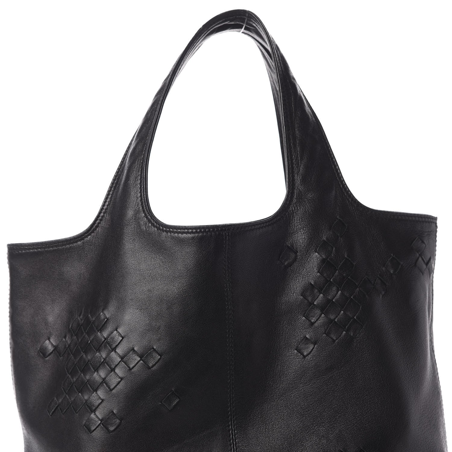 Bottega Veneta Nappa Intrecciato Perforated Regent Tote Black 12 of 12