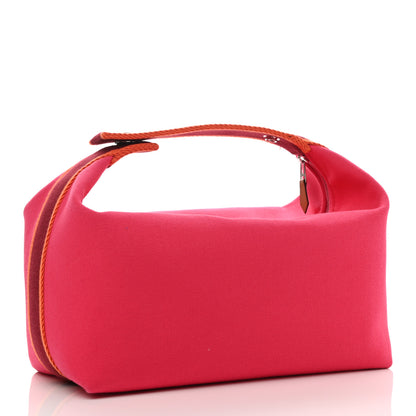 Hermes Canvas Large Bride-A-Brac Pouch Hibiscus 3 of 9