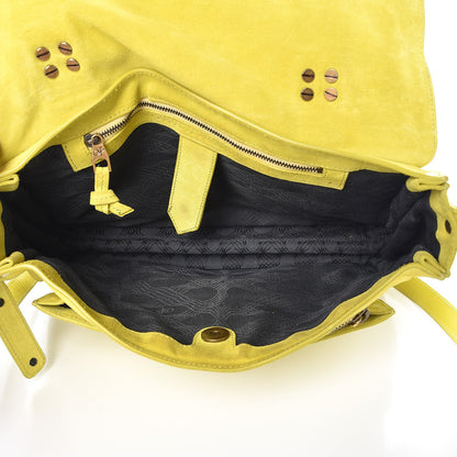 Proenza Schouler Suede Medium PS1 Satchel Citron 5 of 17