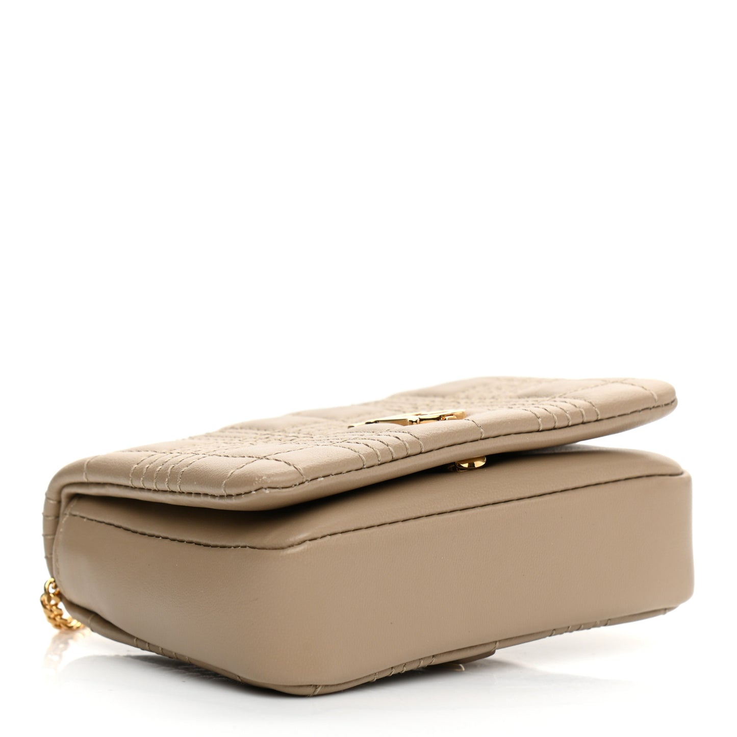 Lambskin Quilted Mini Lola Bag Honey