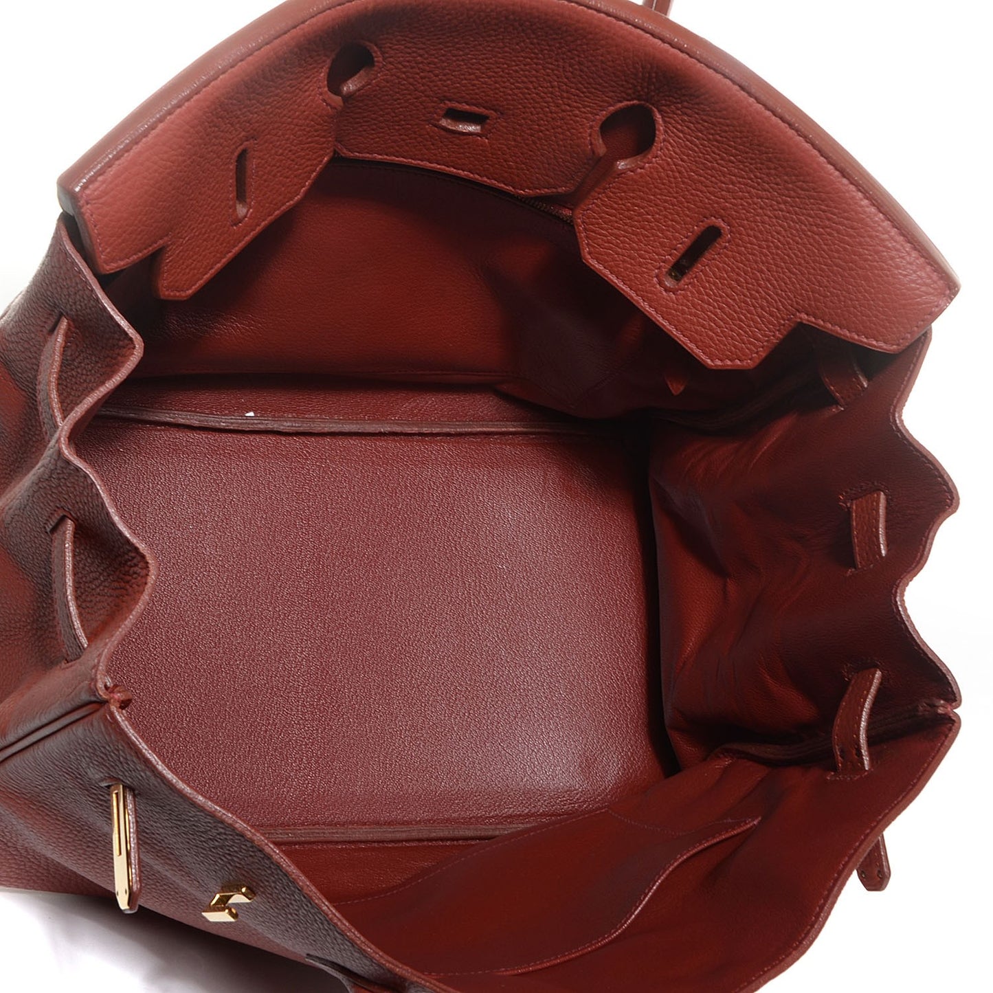 Taurillon Clemence Birkin 35 Brique