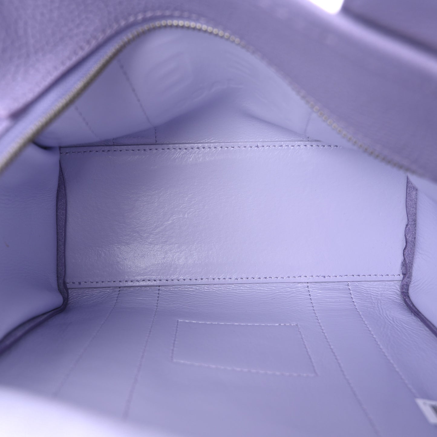 Grained Calfskin Small The Tote Bag Lavender
