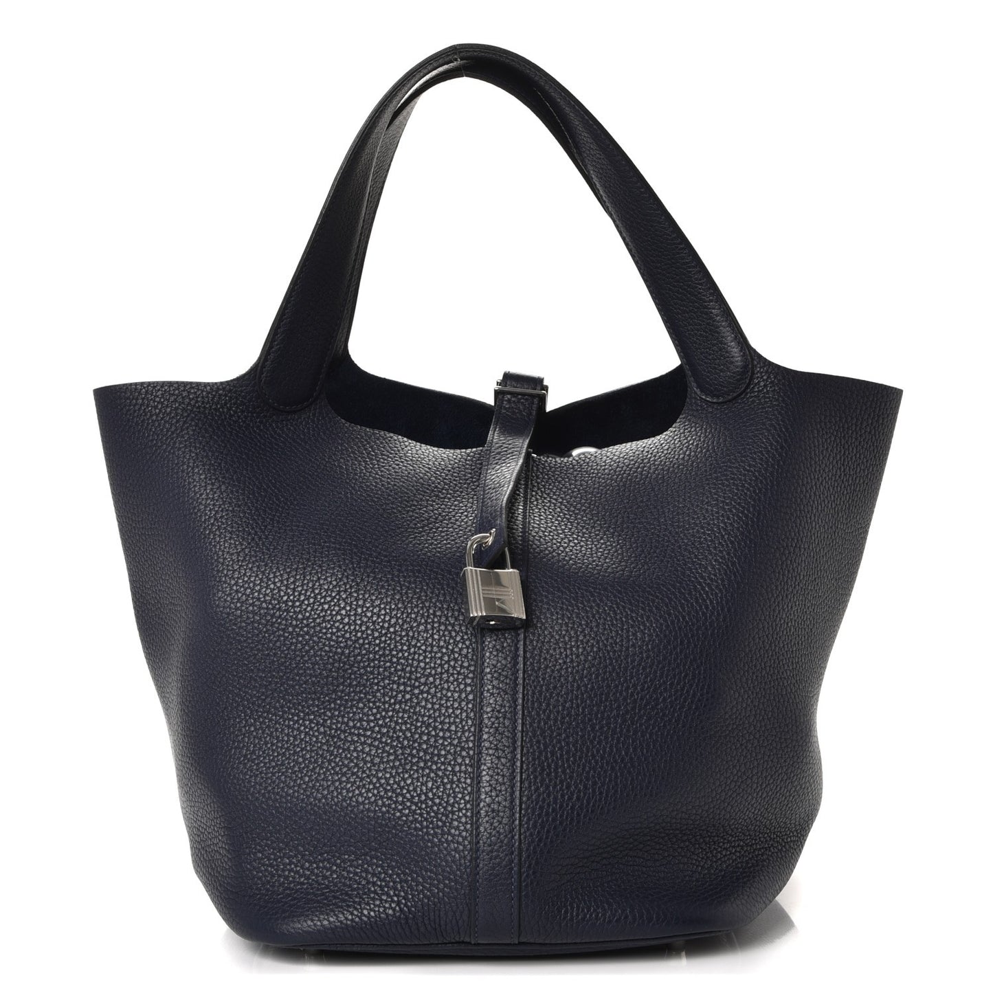 Taurillon Clemence Picotin Lock 26 GM Bleu Nuit