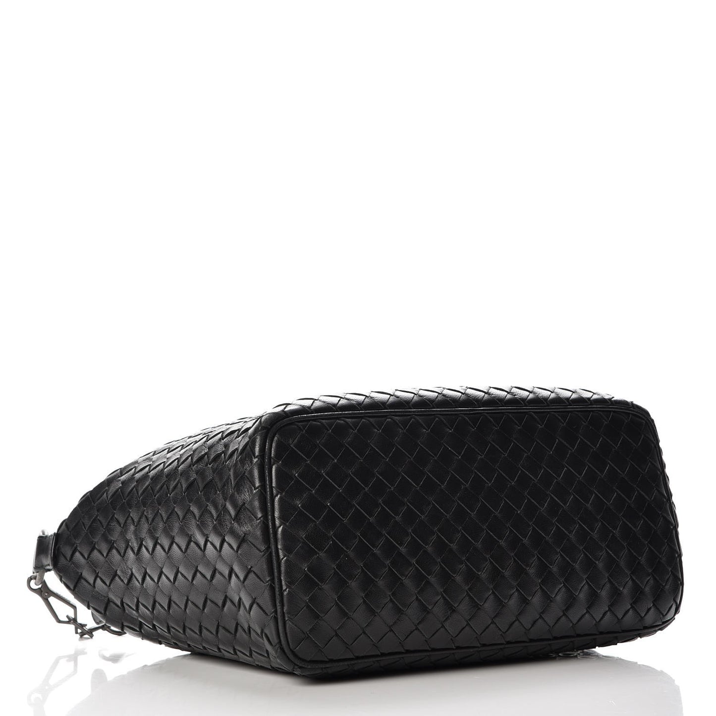 Nappa Intrecciato Small Shoulder Bag Nero Black