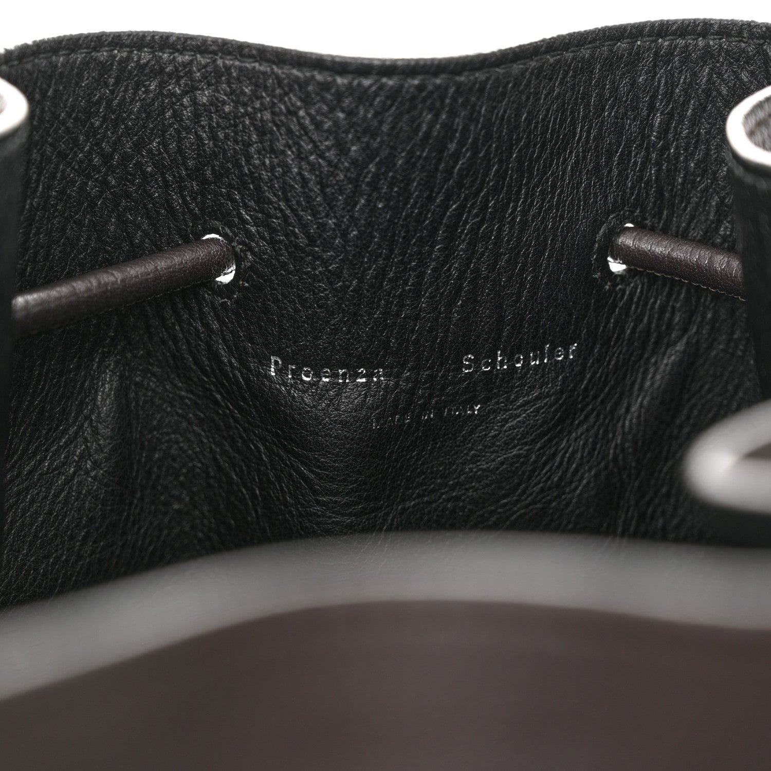 Proenza Schouler Calfskin Buffalo Large Bucket Bag Brown 8 of 14