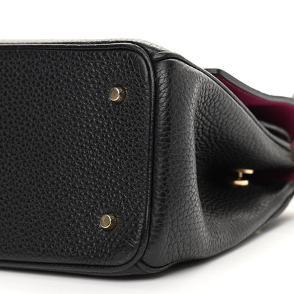 Christian Dior Bullcalf Mini Be Dior Flap Black Fraise 14 of 18
