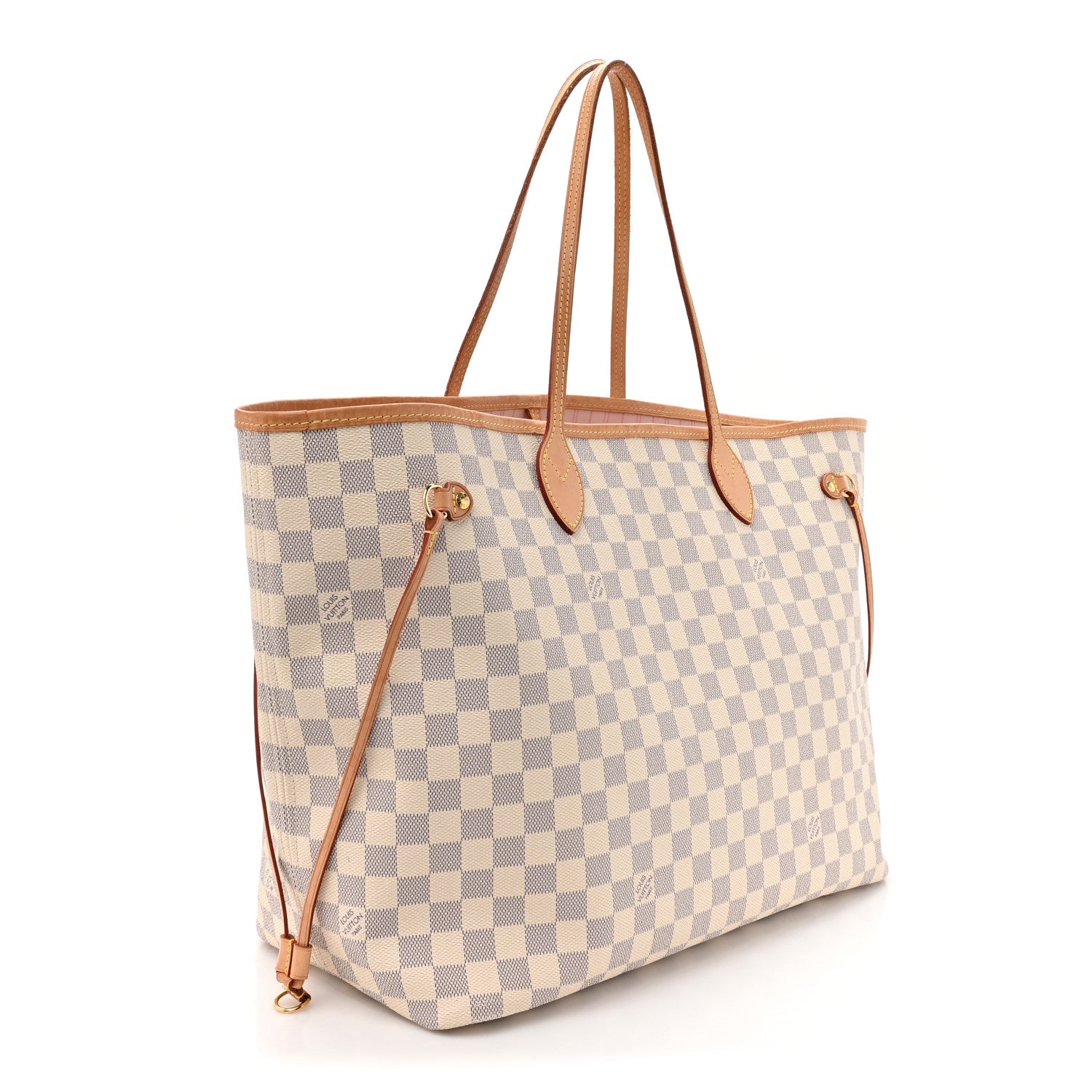 Louis Vuitton Damier Azur Neo Neverfull GM Rose Ballerine 3 of 18