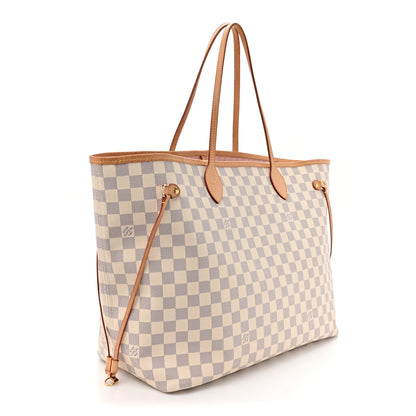 Louis Vuitton Damier Azur Neo Neverfull GM Rose Ballerine 3 of 18