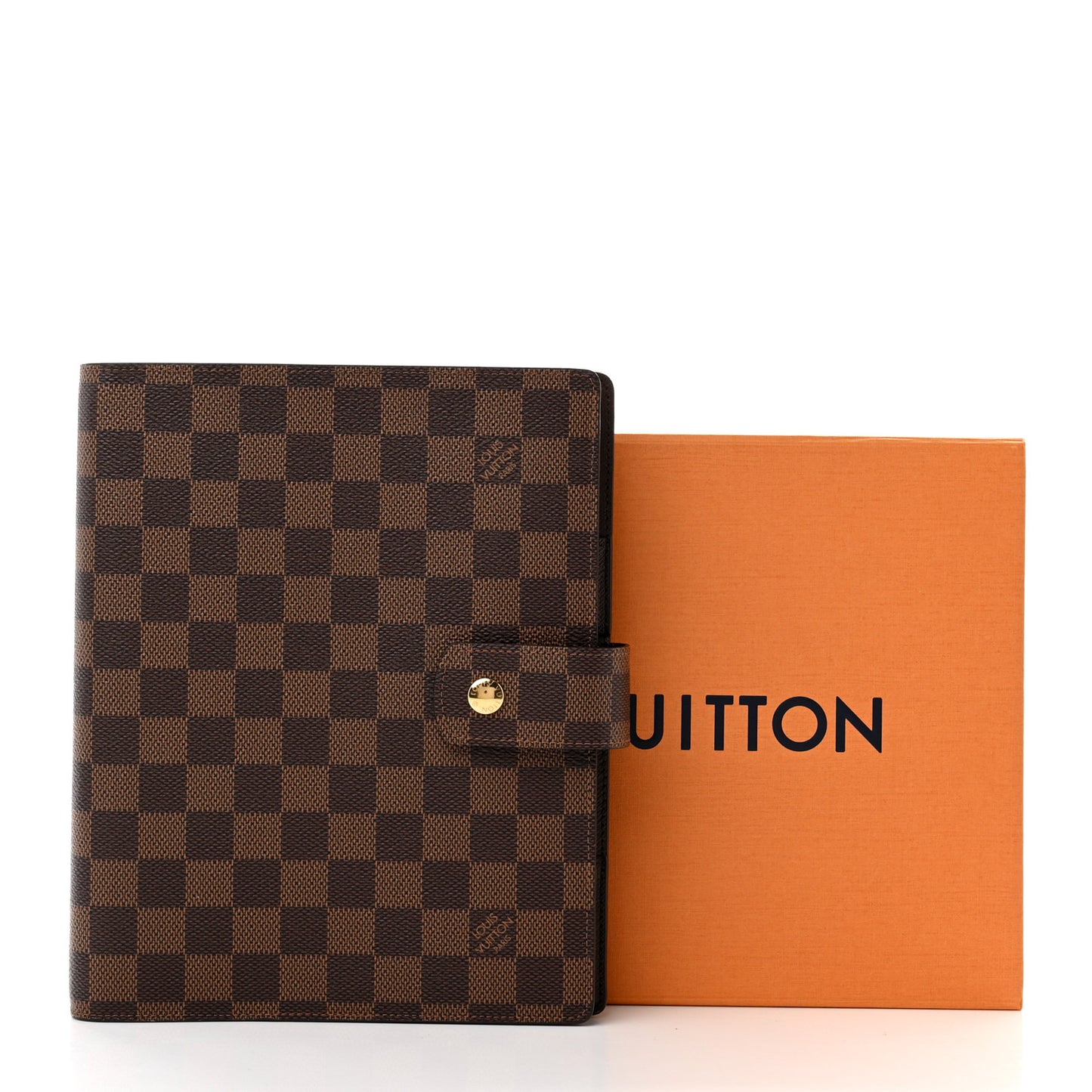 Damier Ebene Large Ring Agenda Cover