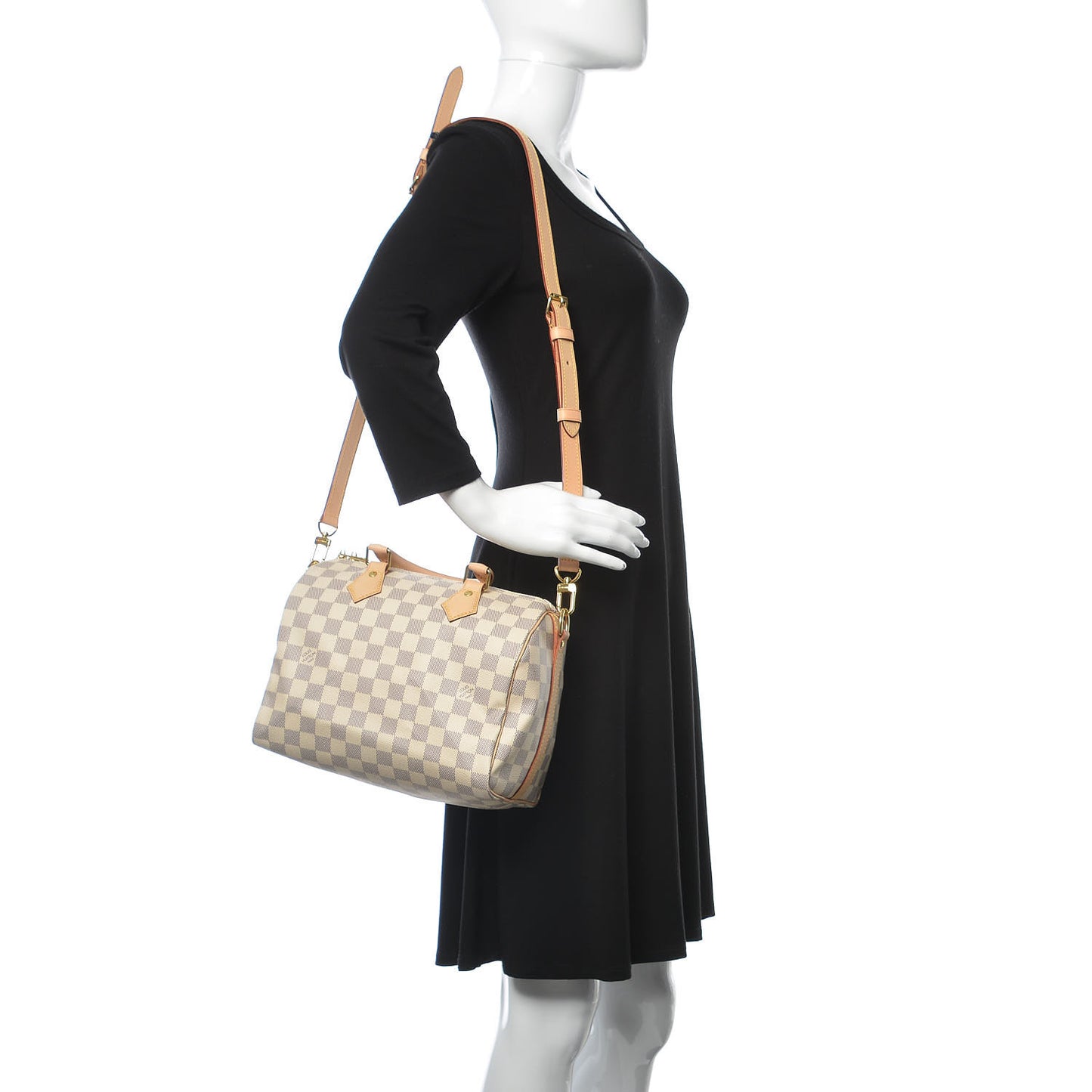 Damier Azur Speedy Bandouliere 25