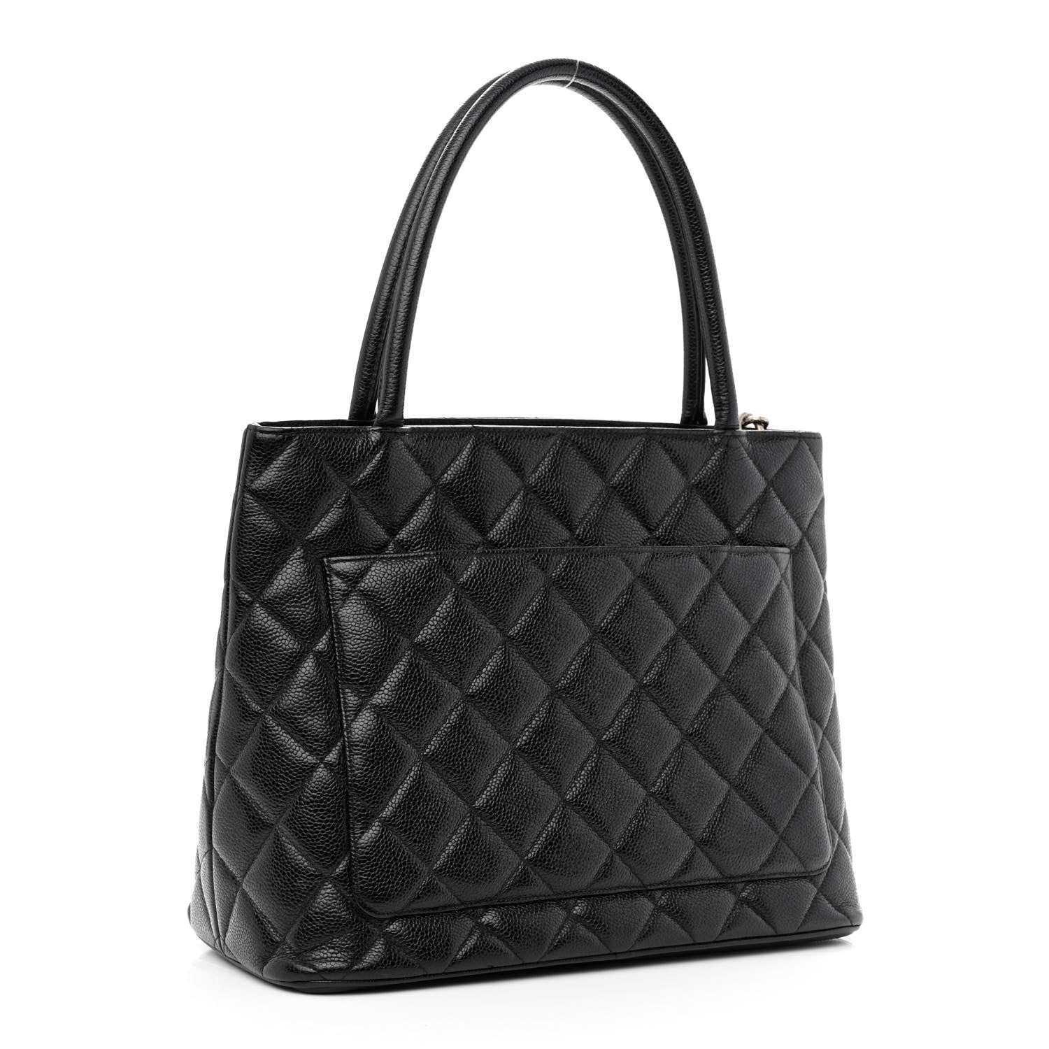 Chanel Caviar Quilted Medallion Tote Black 3 of 14