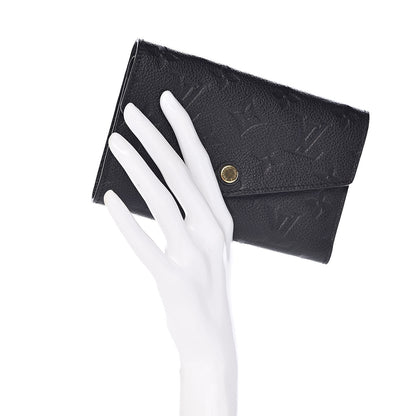 Louis Vuitton Empreinte Compact Curieuse Wallet Black 2 of 7