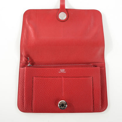 Hermes Togo Dogon Duo Wallet Rouge 5 of 8