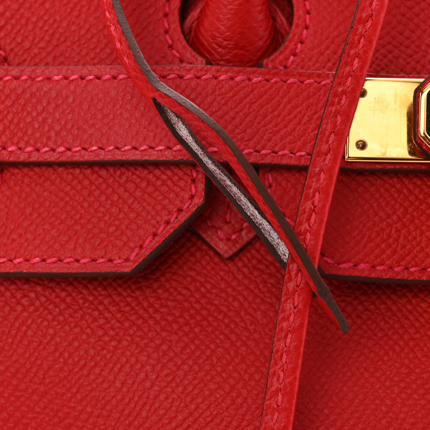 Hermes Epsom Birkin 35 Rouge Casaque 14 of 16