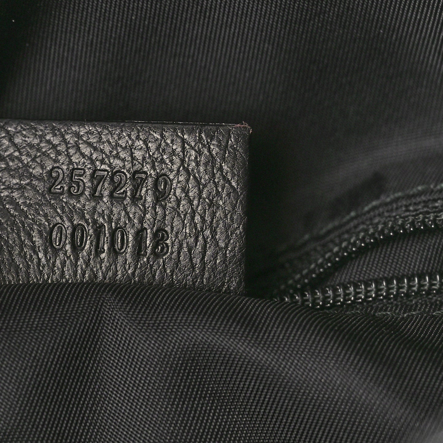 Guccissima Large Hobo Black