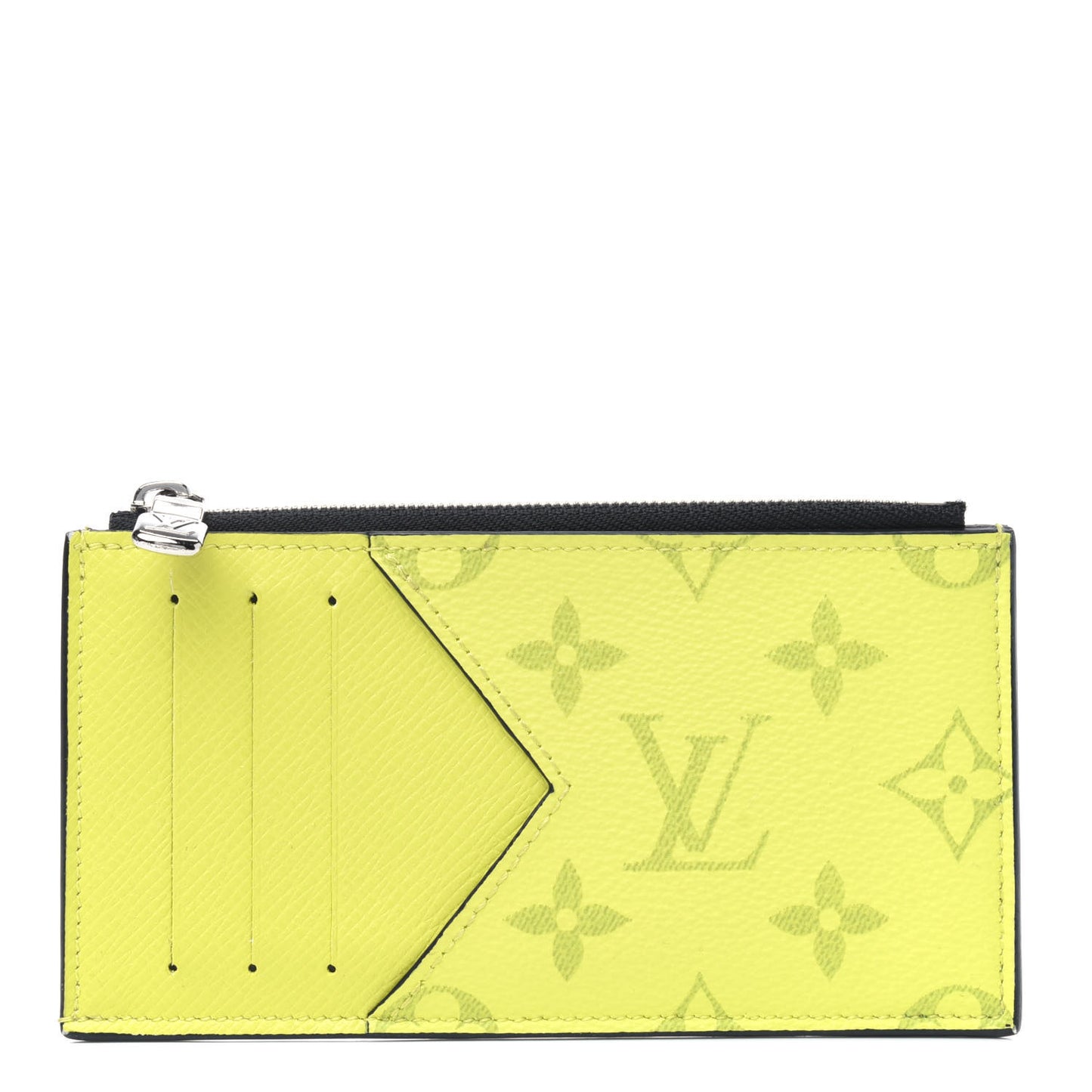 Monogram Taiga Coin Card Holder Yellow