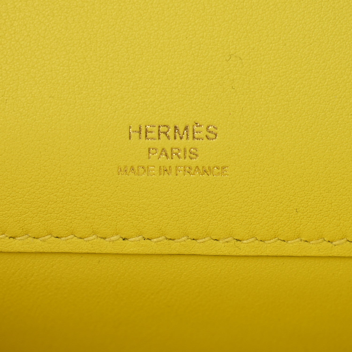 Hermes Swift Kelly Cut Clutch Pochette Lime 6 of 7