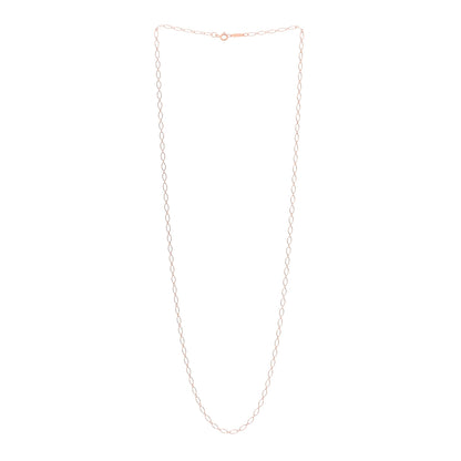 Tiffany 18K Rose Gold Oval Link Chain 24" 3 of 5