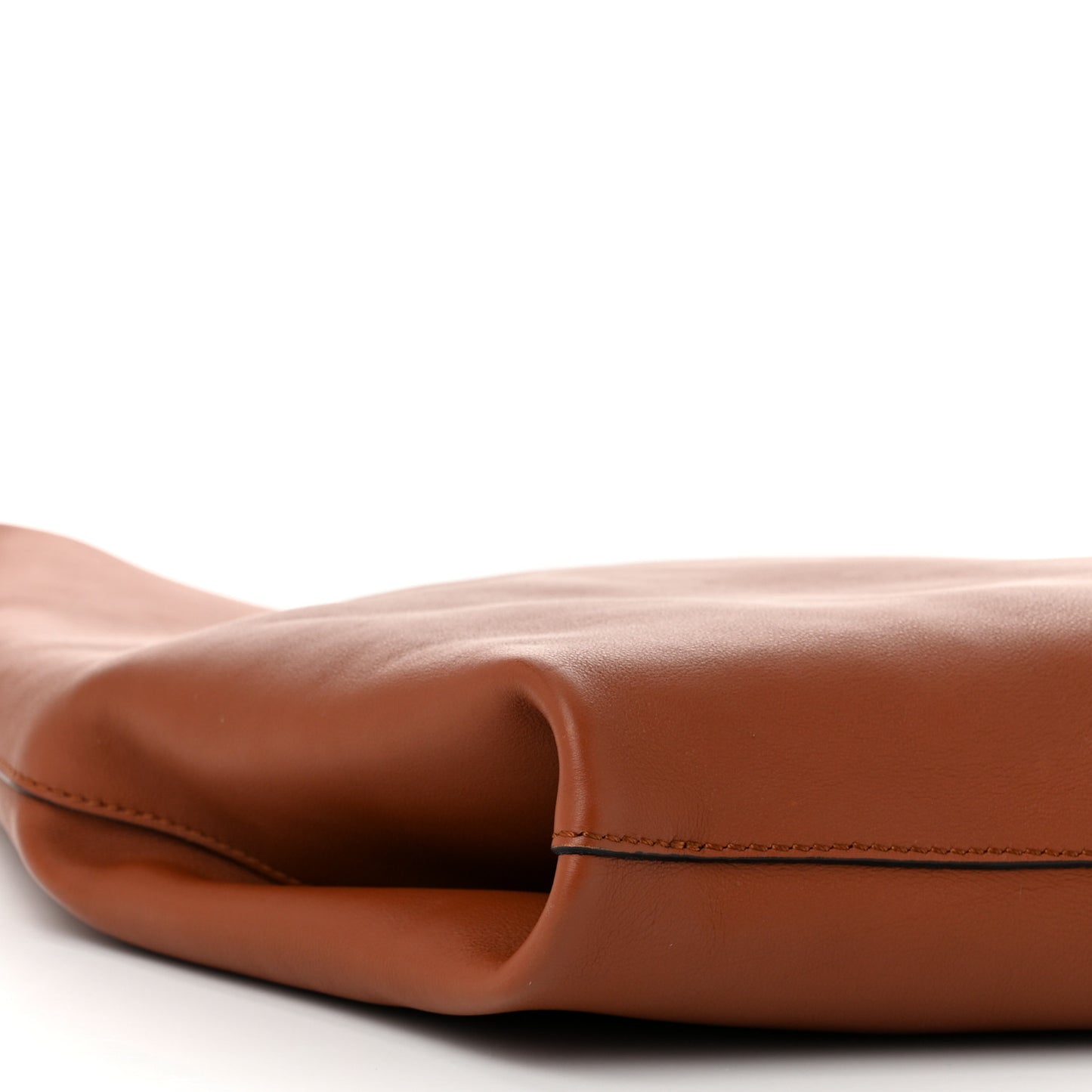 Smooth Calfskin Medium Grommet Hobo Tan