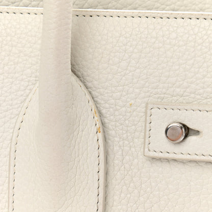 Saint Laurent Grained Calfskin Small Supple Sac De Jour White 9 of 9