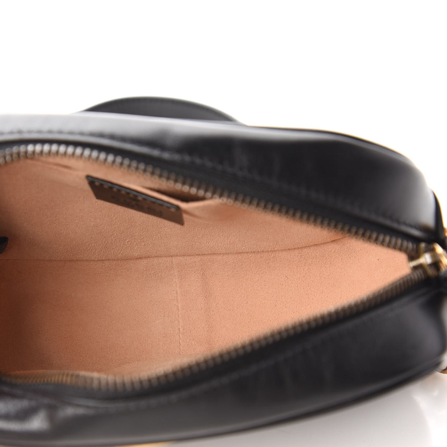 Calfskin Matelasse Mini GG Marmont Chain Shoulder Bag Black