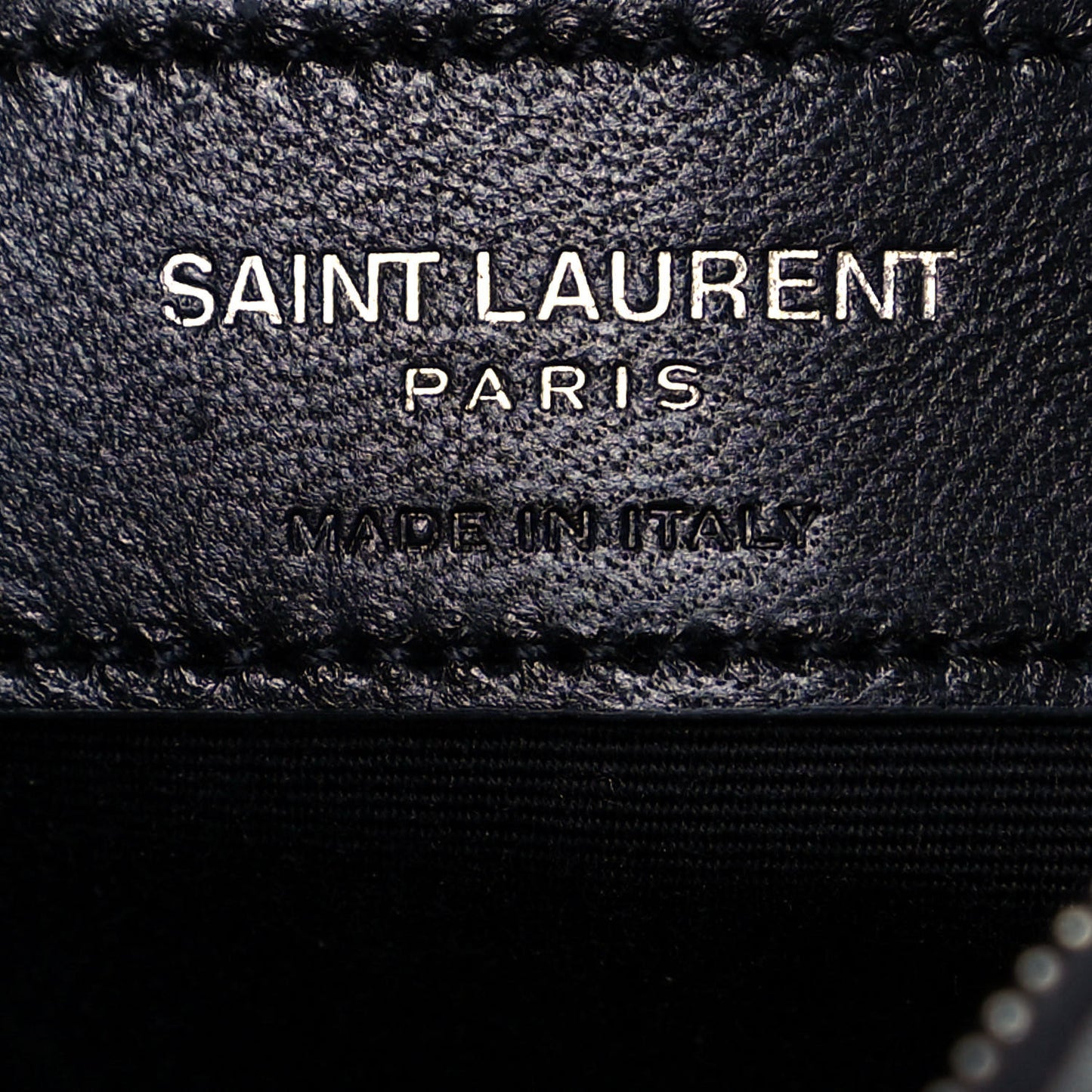 Calfskin Y Quilted Monogram Small Loulou Bowling Bag Black